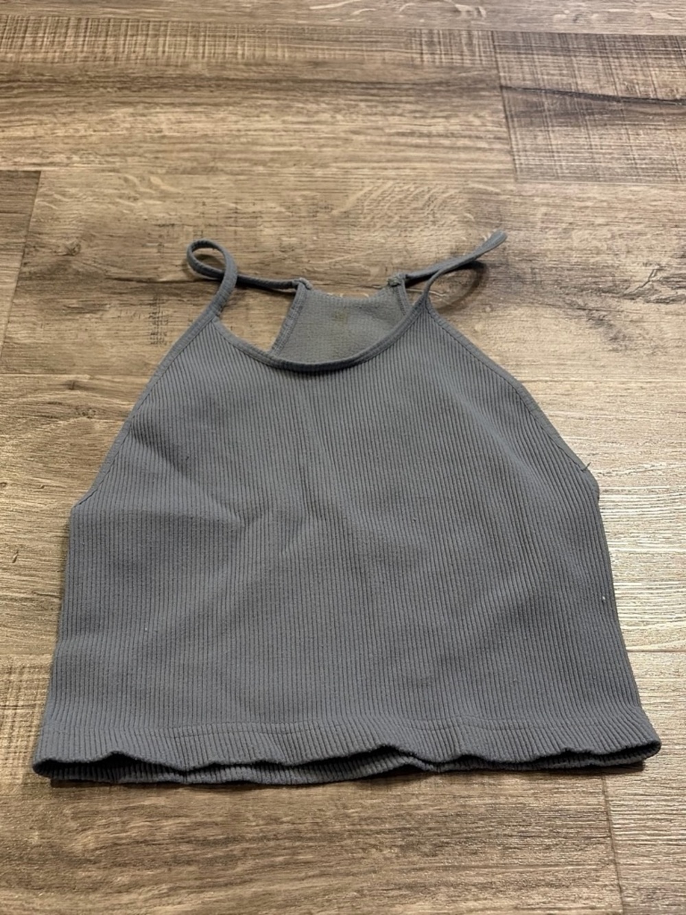 Grey free people tank top